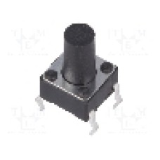 Microintrerupator 6x6mm, OFF-(ON), SPST-NO, NINIGI - 