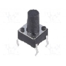 Microintrerupator 6x6mm, OFF-(ON), SPST-NO, NINIGI - 