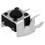 Microintrerupator 6x6mm, OFF-(ON), SPST-NO, NINIGI - 