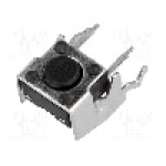 Microintrerupator 6x6mm, OFF-(ON), SPST-NO, NINIGI - 