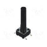 Microintrerupator 6x6mm, OFF-(ON), SPST-NO, NINIGI - TACTM-619N-F