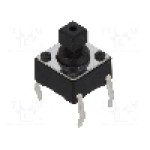Microintrerupator 6x6mm, OFF-(ON), SPST-NO, NINIGI - TACTS-67R-F