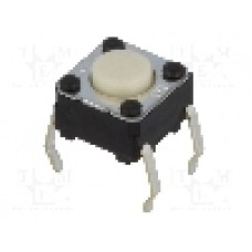 Microintrerupator, 6x6mm, OFF-(ON), SPST-NO, OMRON OCB - B3F-1000