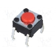 Microintrerupator, 6x6mm, OFF-(ON), SPST-NO, OMRON OCB - B3F-1006