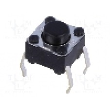 Microintrerupator, 6x6mm, OFF-(ON), SPST-NO, OMRON OCB - B3F-1020