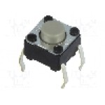 Microintrerupator, 6x6mm, OFF-(ON), SPST-NO, OMRON OCB - B3F-1022