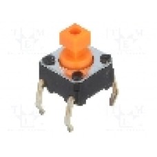 Microintrerupator, 6x6mm, OFF-(ON), SPST-NO, OMRON OCB - B3F-1055