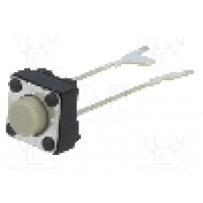 Microintrerupator, 6x6mm, OFF-(ON), SPST-NO, OMRON OCB - B3F-6022