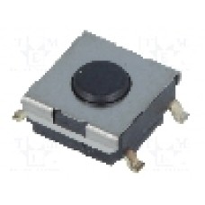 Microintrerupator, 6x6mm, OFF-(ON), SPST-NO, OMRON OCB - B3FS-1000