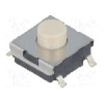 Microintrerupator, 6x6mm, OFF-(ON), SPST-NO, OMRON OCB - B3FS-1012