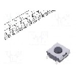 Microintrerupator, 6x6mm, OFF-(ON), SPST-NO, OMRON OCB - B3FS1000P