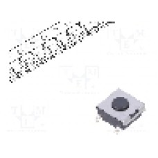 Microintrerupator, 6x6mm, OFF-(ON), SPST-NO, OMRON OCB - B3FS1000P