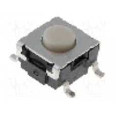 Microintrerupator, 6x6mm, OFF-(ON), SPST-NO, OMRON OCB - B3S-1000P