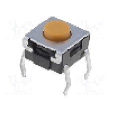 Microintrerupator, 6x6mm, OFF-(ON), SPST-NO, OMRON OCB - B3W-1002