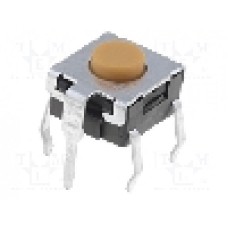 Microintrerupator, 6x6mm, OFF-(ON), SPST-NO, OMRON OCB - B3W-1102