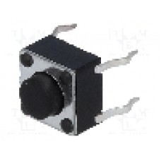 Microintrerupator, 6x6mm, OFF-(ON), SPST-NO, SCHURTER - 1301.9302 Microintrerupator, 6x6mm, OFF-(ON), SPST-NO, SCHURTER - 1301.9302