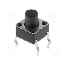 Microintrerupator, 6x6mm, OFF-(ON), SPST-NO, SCHURTER - 1301.9303