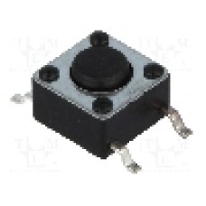 Microintrerupator, 6x6mm, OFF-(ON), SPST-NO, SCHURTER - 1301.9314