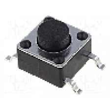 Microintrerupator, 6x6mm, OFF-(ON), SPST-NO, SCHURTER - 1301.9315