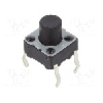Microintrerupator, 6x6x3.4mm, OFF-(ON), SPST-NO, PANASONIC - EVQPAC07K