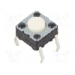 Microintrerupator, 6x6x3.4mm, OFF-(ON), SPST-NO, PANASONIC - EVQPAD04M