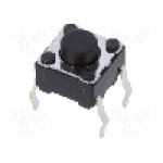 Microintrerupator 6x6x3.5mm, (ON)-OFF, SPST, ALPS - SKHHAKA010