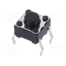 Microintrerupator 6x6x3.5mm, (ON)-OFF, SPST, ALPS - SKHHAKA010