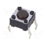 Microintrerupator 6x6x3.5mm, (ON)-OFF, SPST, ALPS - SKHHALA010