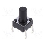 Microintrerupator 6x6x3.5mm, (ON)-OFF, SPST, ALPS - SKHHANA010