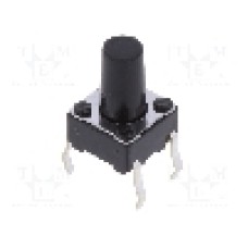 Microintrerupator 6x6x3.5mm, (ON)-OFF, SPST, ALPS - SKHHANA010