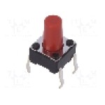 Microintrerupator 6x6x3.5mm, (ON)-OFF, SPST, ALPS - SKHHBSA010