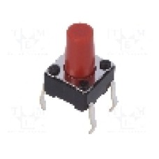 Microintrerupator 6x6x3.5mm, (ON)-OFF, SPST, ALPS - SKHHBSA010