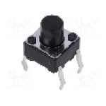 Microintrerupator 6x6x3.5mm, (ON)-OFF, SPST, ALPS - SKHHBVA010