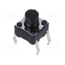 Microintrerupator 6x6x3.5mm, (ON)-OFF, SPST, ALPS - SKHHBVA010