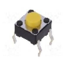 Microintrerupator 6x6x3.5mm, (ON)-OFF, SPST, ALPS - SKHHCRA010