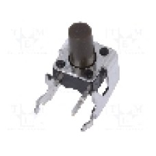 Microintrerupator 6x6x3.5mm, (ON)-OFF, SPST, ALPS - SKHHLRA010