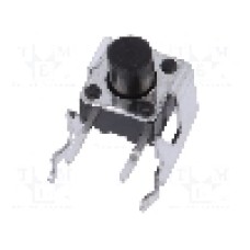 Microintrerupator 6x6x3.5mm, (ON)-OFF, SPST, ALPS - SKHHLUA010