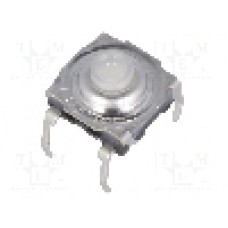 Microintrerupator 7.3x7.4mm, OFF-(ON), SPST-NO, C&K - KSA0M211 LFTR