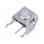 Microintrerupator 7.3x7.4mm, OFF-(ON), SPST-NO, C&K - KSA0V211 LFTR