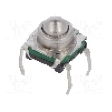 Microintrerupator 7.3x7.4mm, OFF-(ON), SPST-NO, C&K - KSJ0M411 80SH LFTR