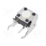 Microintrerupator, 7.5x7.1x7mm, OFF-(ON), SPST, PANASONIC - EVQPF003M