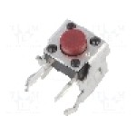 Microintrerupator, 7.5x7.1x7mm, OFF-(ON), SPST, PANASONIC - EVQPF004R