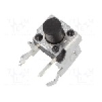 Microintrerupator, 7.5x7.1x7mm, OFF-(ON), SPST, PANASONIC - EVQPF006K