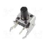Microintrerupator, 7.5x7.1x7mm, OFF-(ON), SPST, PANASONIC - EVQPF008K