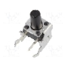 Microintrerupator, 7.5x7.1x7mm, OFF-(ON), SPST, PANASONIC - EVQPF008K