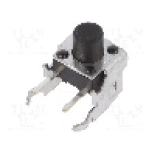 Microintrerupator, 7.5x7.1x7mm, OFF-(ON), SPST, PANASONIC - EVQPF106K