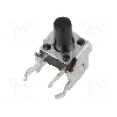 Microintrerupator, 7.5x7.1x7mm, OFF-(ON), SPST, PANASONIC - EVQPF108K