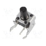 Microintrerupator, 7.5x7.1x7mm, OFF-(ON), SPST, PANASONIC - EVQPF208K