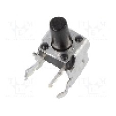 Microintrerupator, 7.5x7.1x7mm, OFF-(ON), SPST, PANASONIC - EVQPF208K