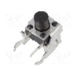 Microintrerupator, 7.5x7.1x7mm, OFF-(ON), SPST, PANASONIC - EVQPF306K